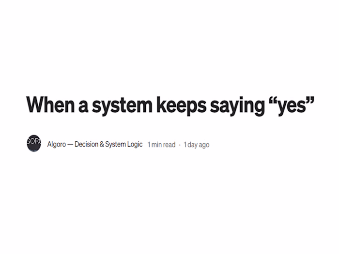 When a system keeps saying “yes” A user asks for something s...