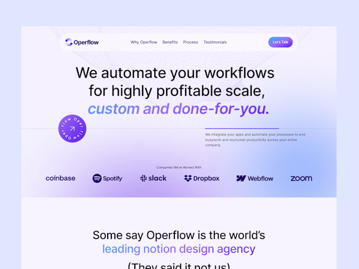 Operflow Website