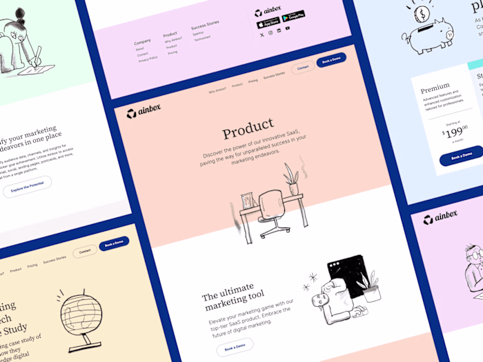 AInbox — Marketing Landing Page for Framer