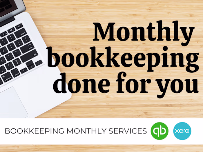 Monthly Bookkeeping Service 