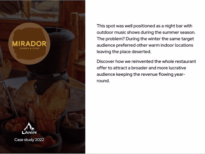 Case Study: Restaurant Marketing and Content. Results driven