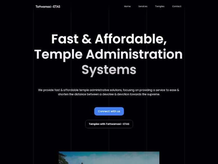 Minimalistic Gridular Landing Page