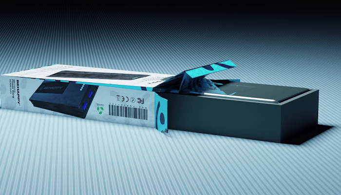 Power Bank 3D Model & Package Design for Behappy :: Behance