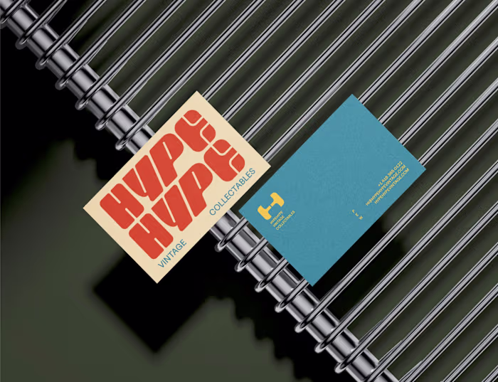 HYPEHYPE - Vintage Collectibles Brand Identity Design