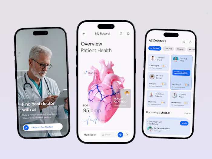 Medical Mobile App UI Design