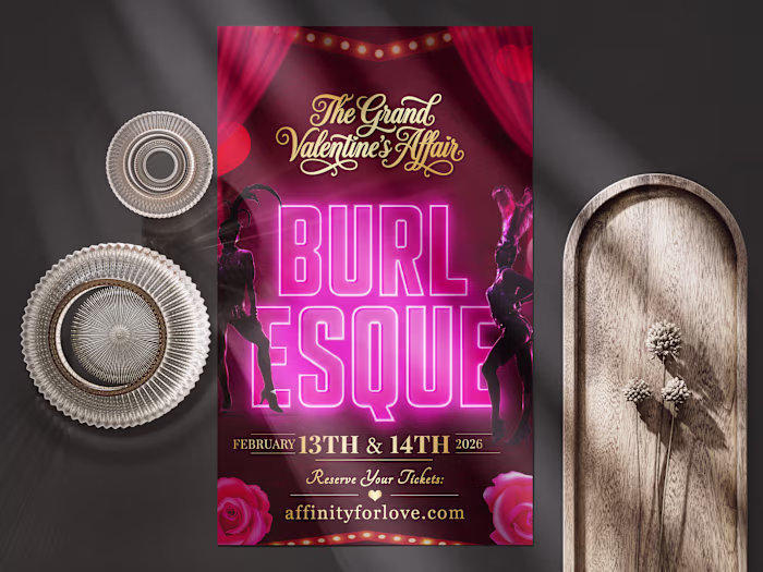 Valentines Event Poster - Flyer Design