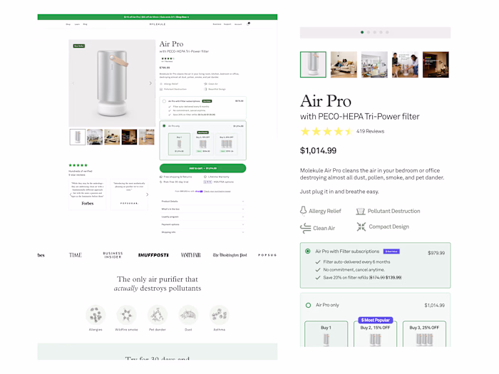 Conversion-Optimized PDP Design & Build