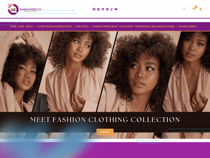 WordPress website design for Sharon Experts – Quality we Stand
