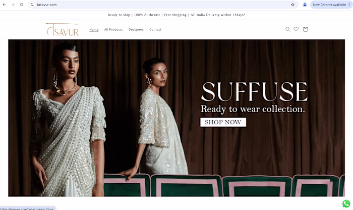 Tasavur - Shopify Website Enhancements