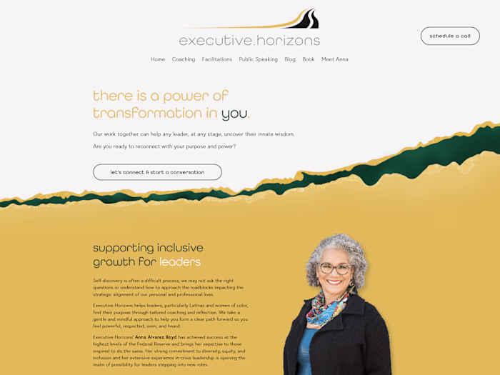 Coach Squarespace Website