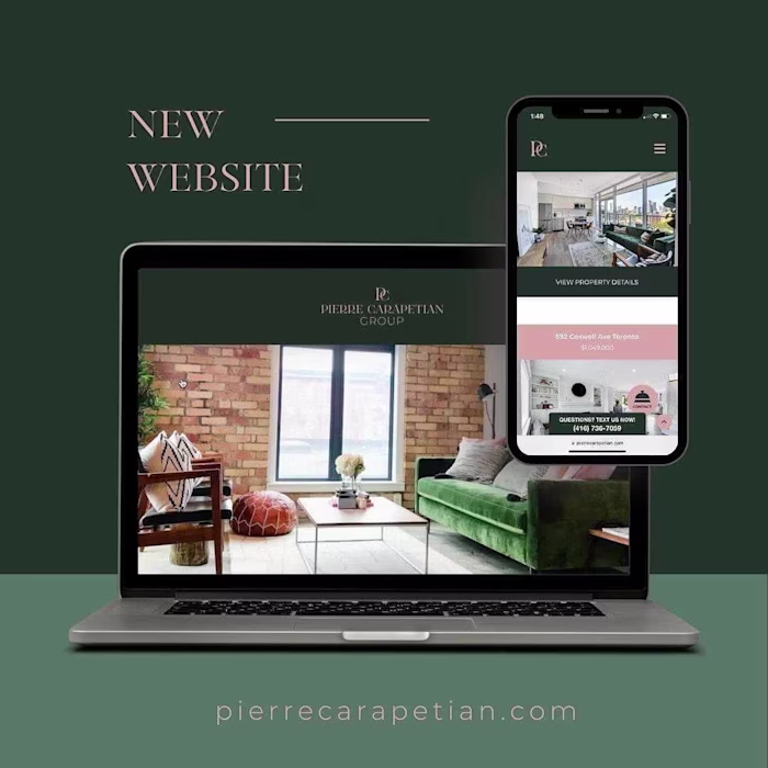 Website design for pierrecarapetian on Behance