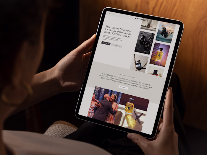 Kintessence Website Design