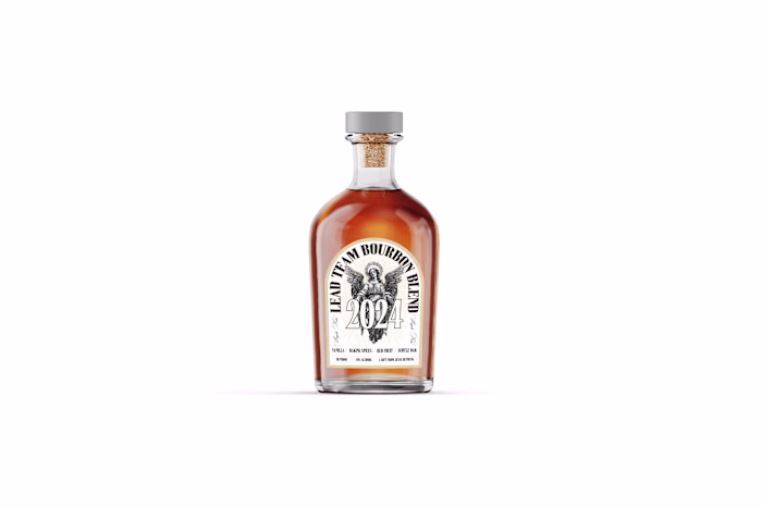 Bourbon Bottle Label