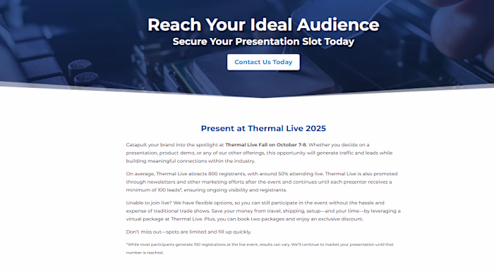 Present at Thermal Live