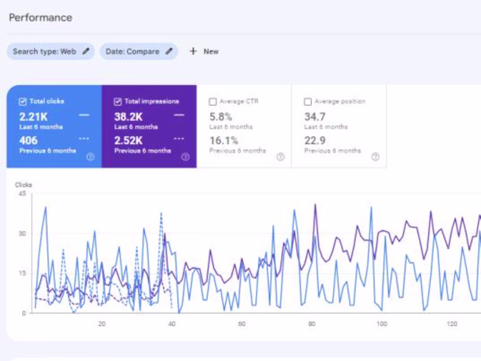 A Six-Month Website SEO Project