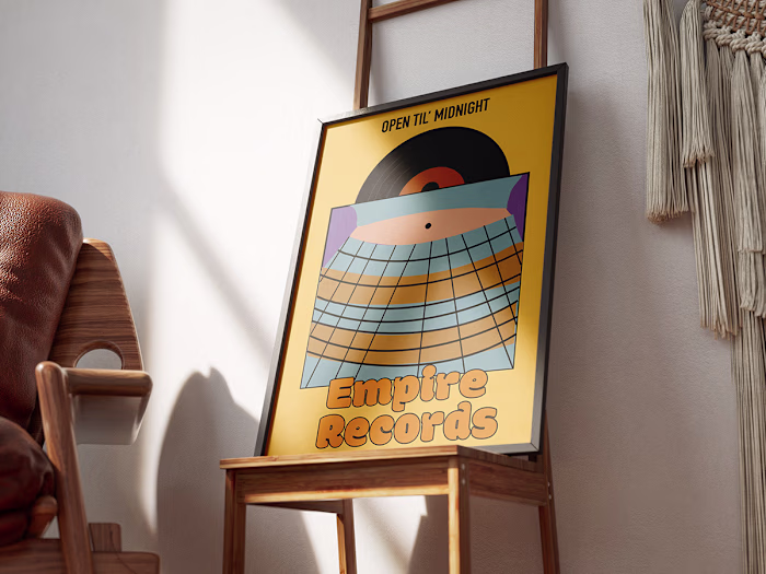 Illustrated Movie Poster: Empire Records