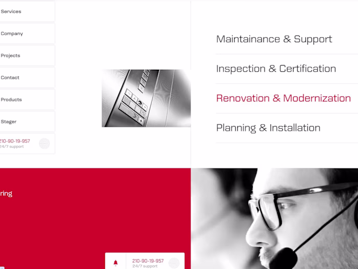 Stager corporate site