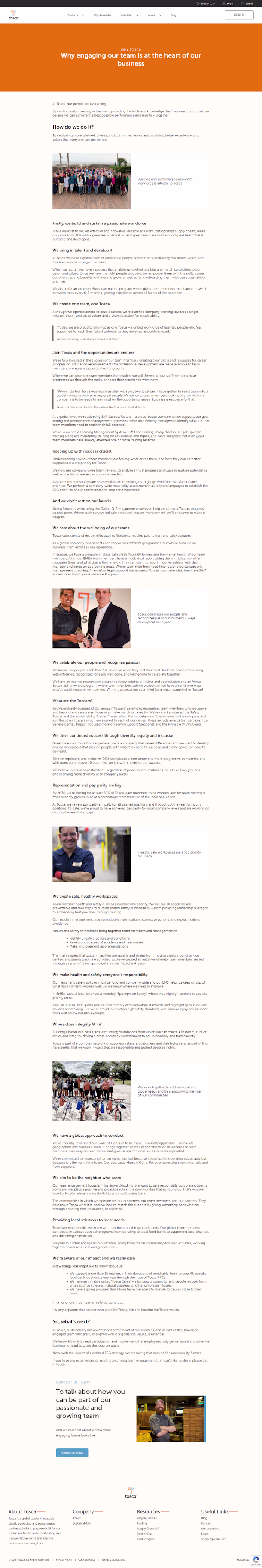 Blog Page Design for B2B Enterprise Company | WordPress