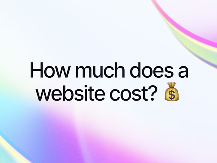 How much does a website cost to build?