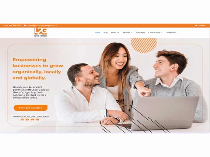 Responsive WordPress Website for Digital Marketing Agency
