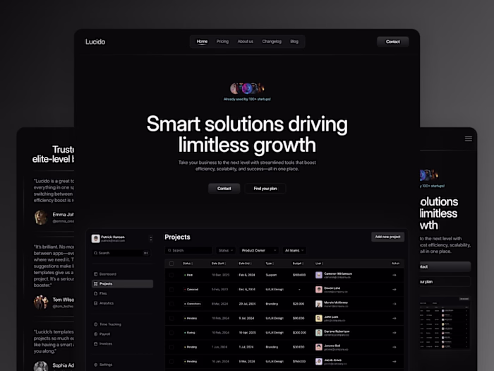 Lucido - Framer SaaS Template
