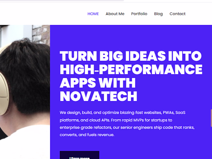 Web, Mobile & SaaS Development Agency | NovaTech