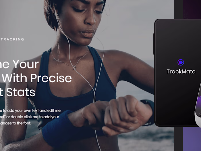 Fitness Product Website 