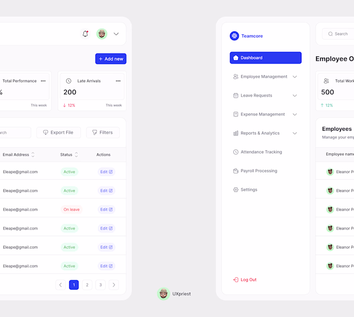 Dashboard (Teamcore)