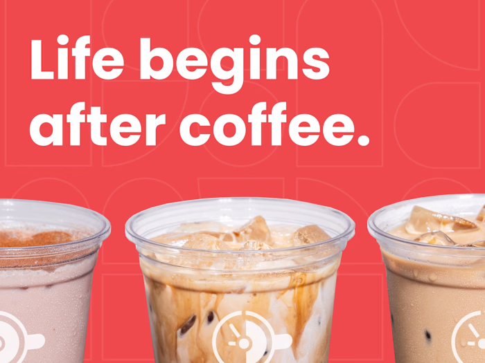 Poster and Flyer for a Coffee Kiosk