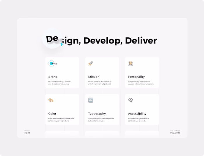 Helium edge:

The Journey of Design System