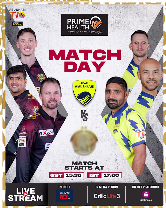 T10 League Cricket Team | Pitch Decks
