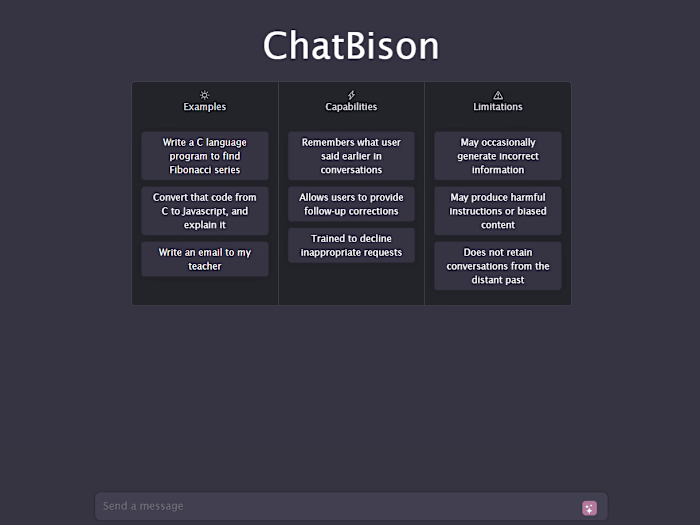ChatBison