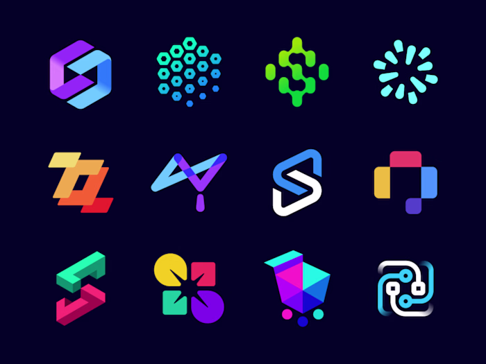 Abstract Marks: A Collection of 15 Abstract Logos