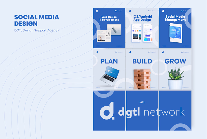 Social Media Design for Different Clients