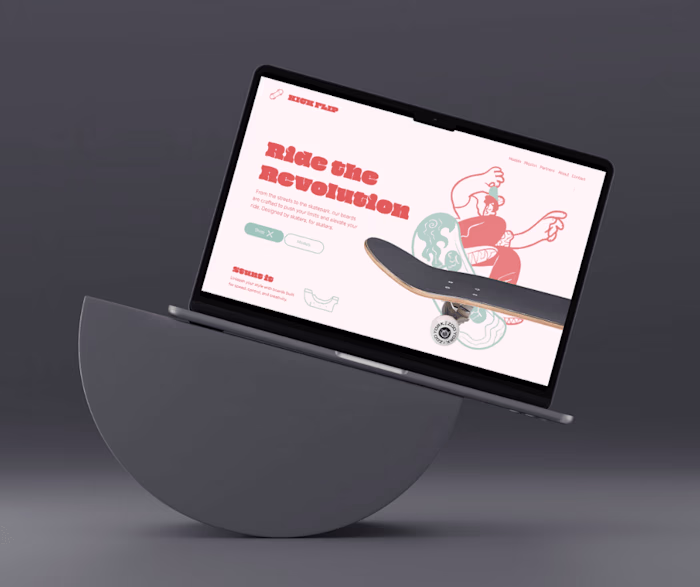 Kickflip: Skate Culture Meets Web Design