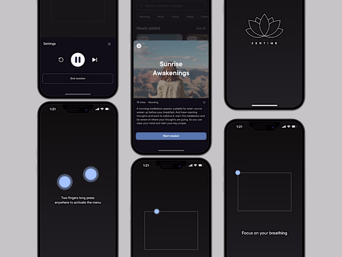 Mobile App Designs by Flow
