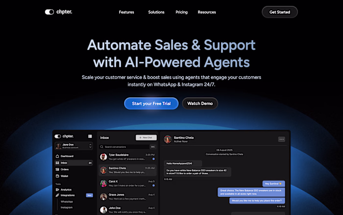 Chpter Landing Page Redesign