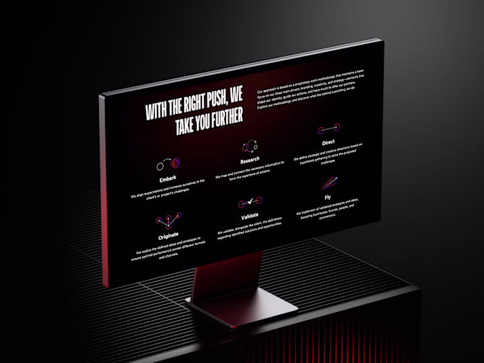 Webdesign for Woop Comunicação