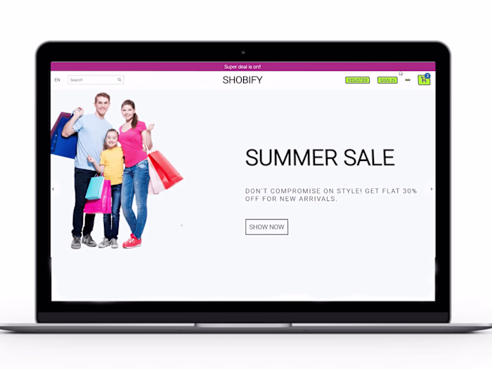 Shobify-Ecommerce Website
