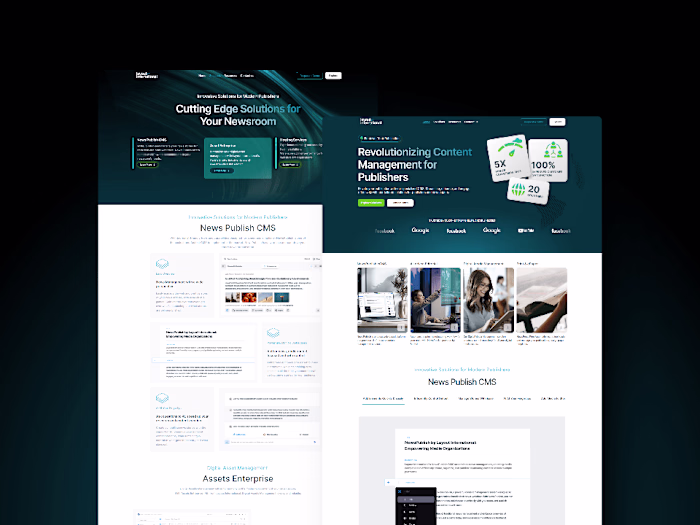 Layout International Website Development in framer
