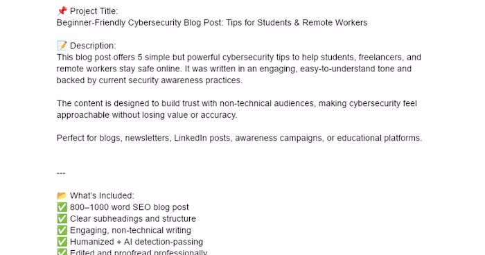 Beginner-Friendly Cybersecurity Blog Post