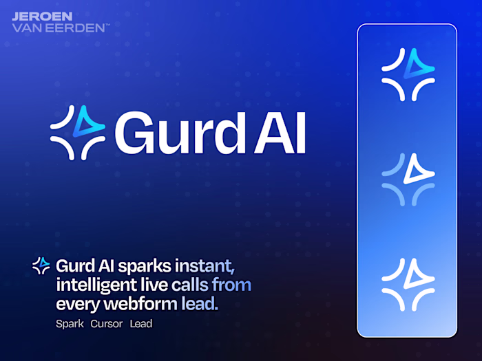 Logo Design for Gurd AI. Gurd AI sparks instant, intelligent...