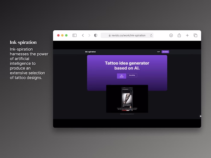 Ink-spiration: The power of AI to produce tattoo designs.