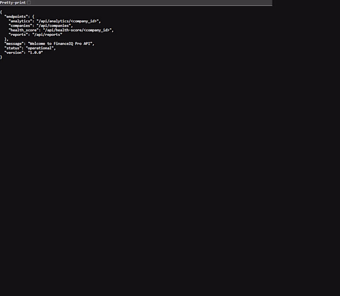 FinanceIQ Pro – Secure Flask REST API Backend