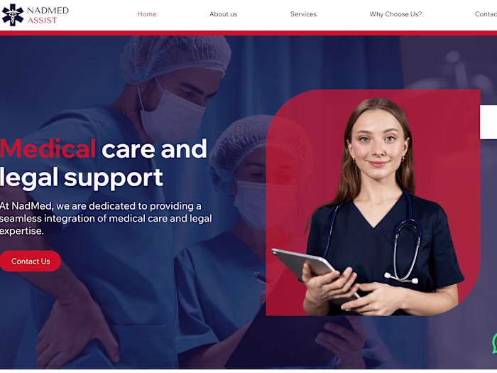 Web site Medical care