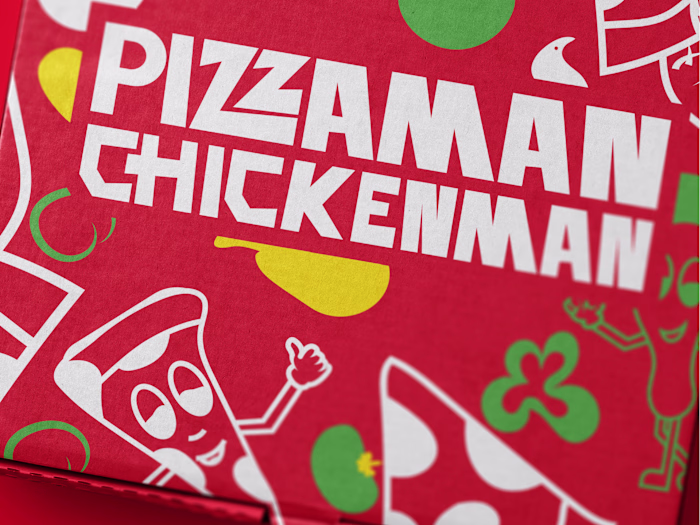 Pizzaman Chickenman Rebranding