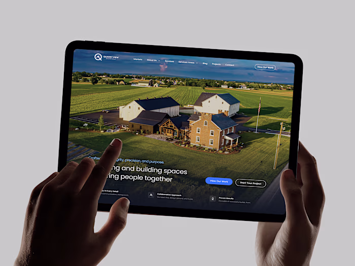 Construction Company Website Redesign