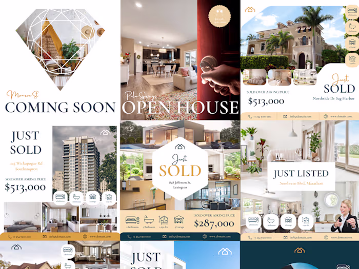 Real Estate Canva Template