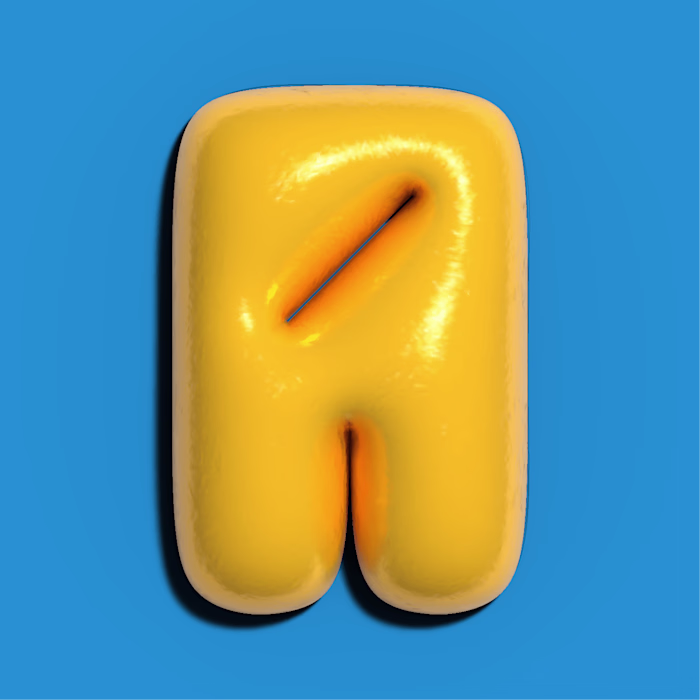 Inflated Typeface