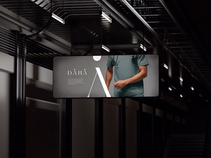 Daha Brand Identity: Medical Precision Meets Elegant Design